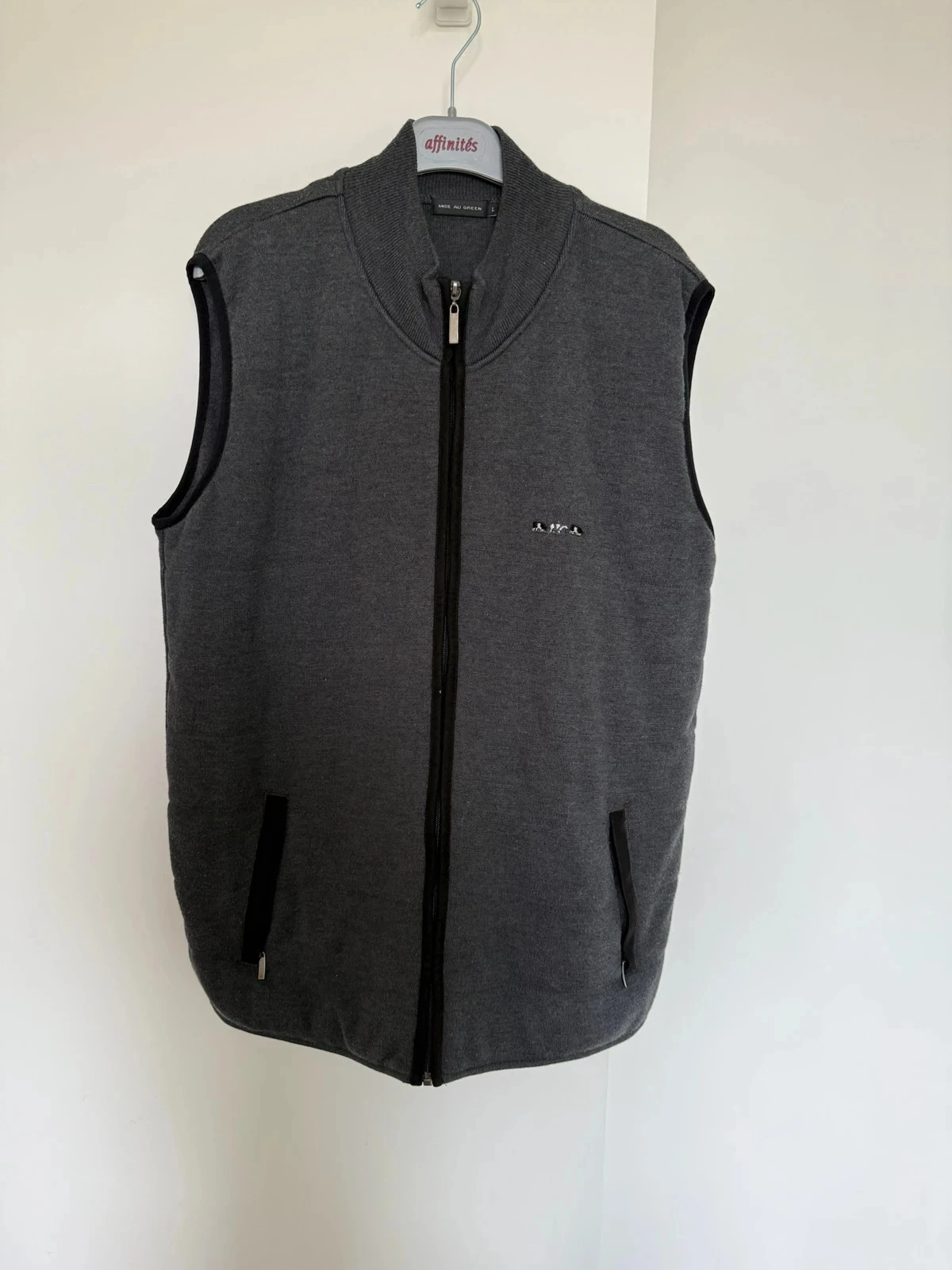 Veste sans manches homme Mise au Green taille L couleur gris très bon état